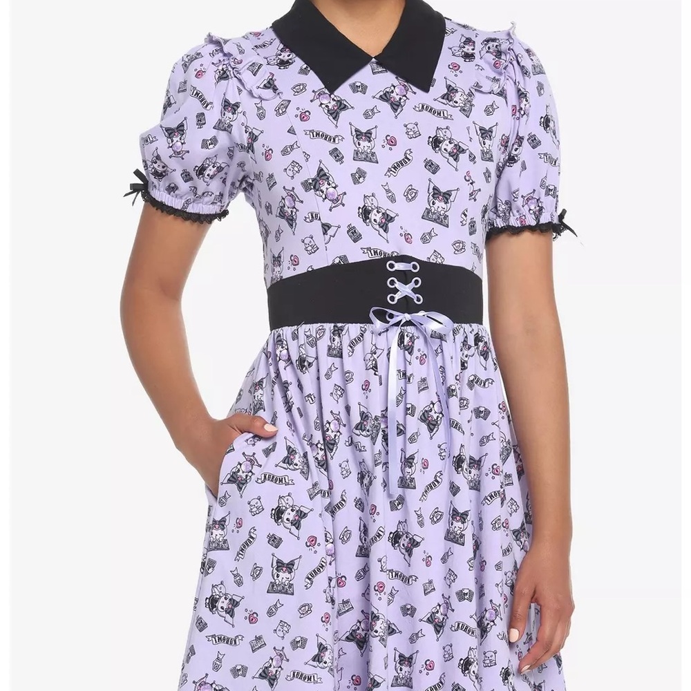 Kuromi Crystal Ball Lolita Lace Dress 3X